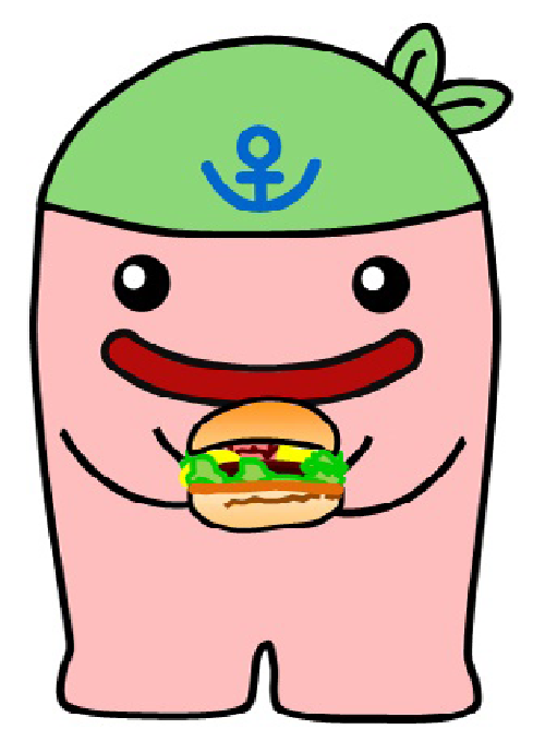 だいりバーガーとじーものイラスト