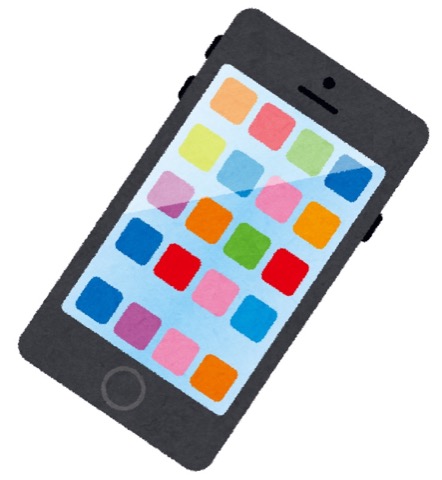 スマートフォンのイラスト