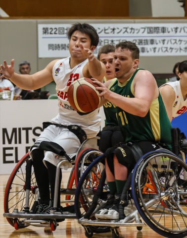 車いすバスケフェスタ北九州 試合の様子