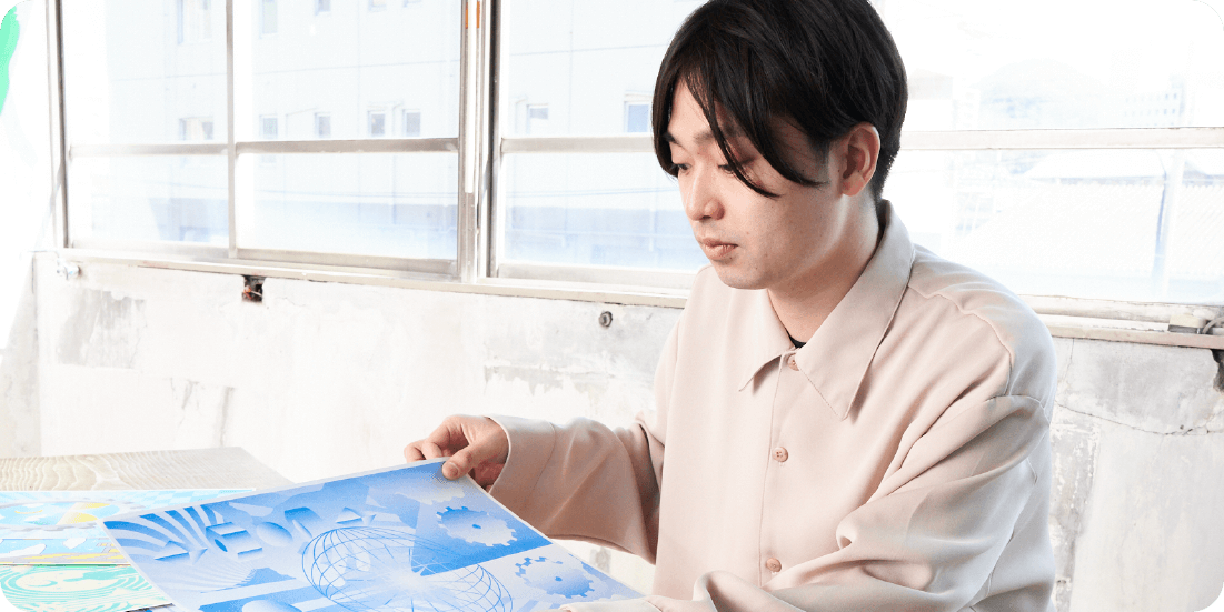 グラフィックデザイナー城下 健悟（Free P）さん