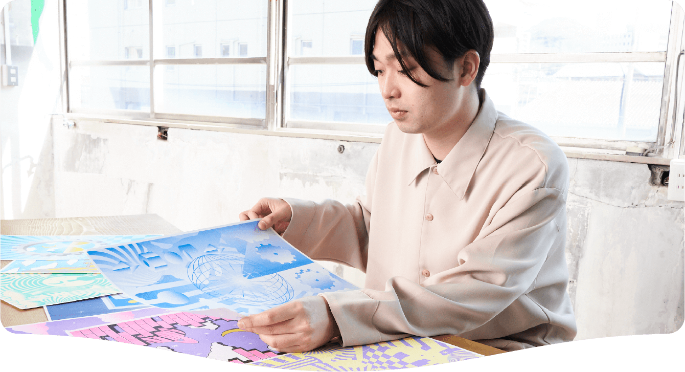 グラフィックデザイナー城下 健悟（Free P）さん