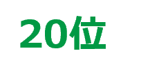 第20位