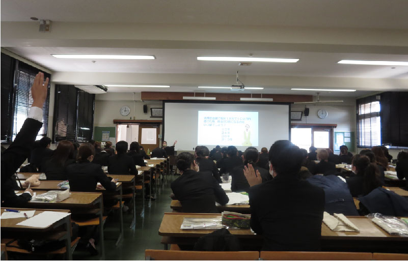 東筑紫短期大学の受講風景