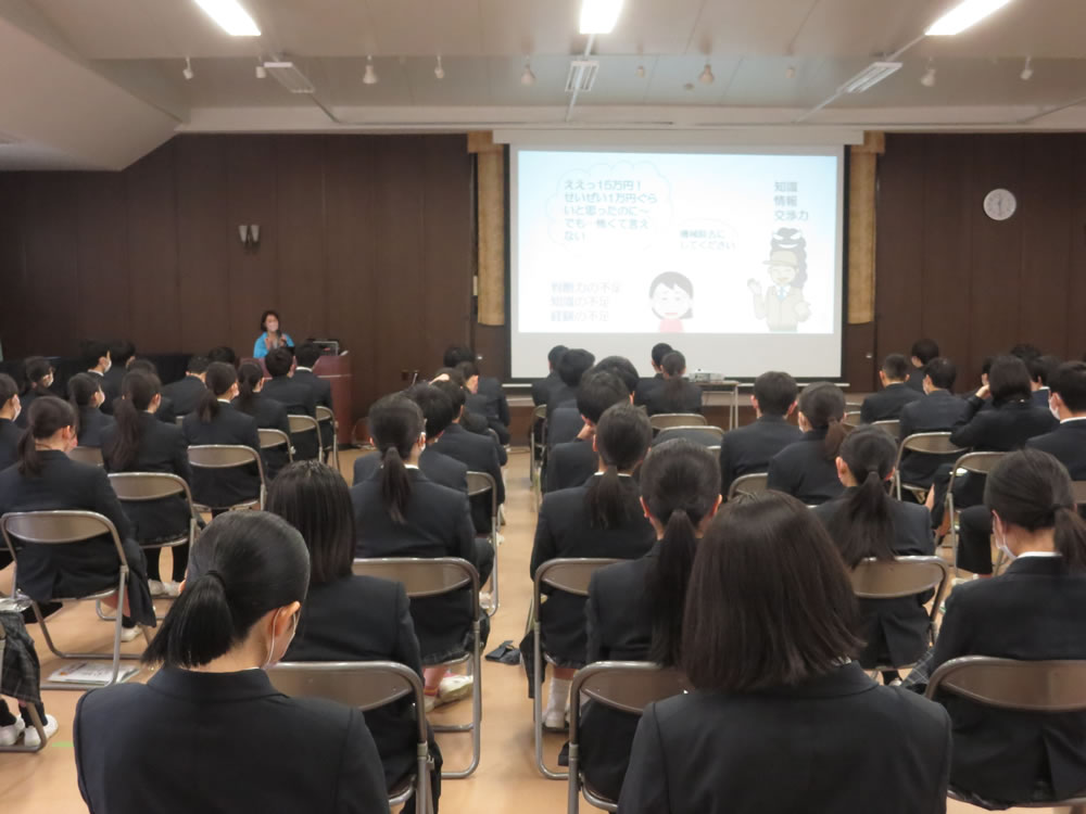 敬愛高等学校の受講風景②