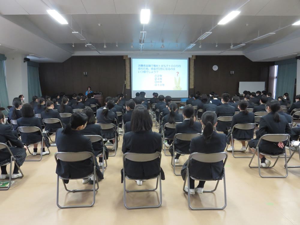 敬愛高等学校の受講風景③