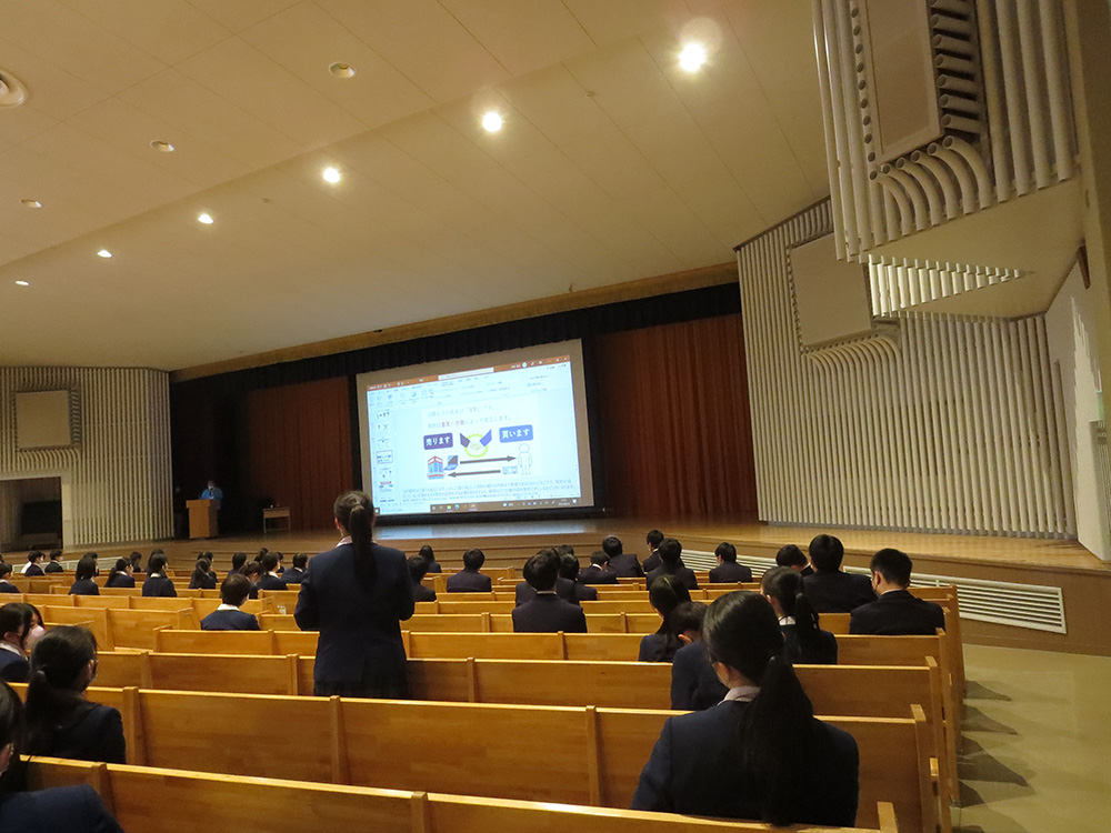 明治学園中学高等学校の受講風景③